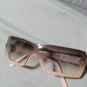 CHANEL SUNGLASSES baby pink